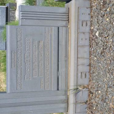 NIENABER Miegiel A. 1854-1938