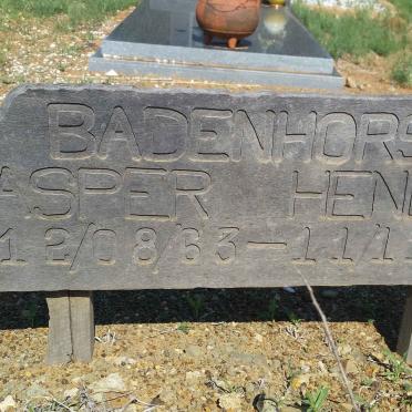 BADENHORST Casper Hendrik ??63-??09
