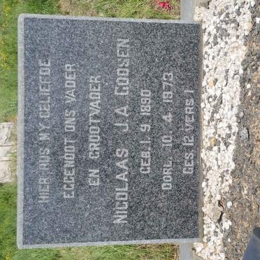 GOOSEN Nicolaas J.A. 1890-1973