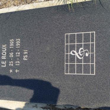 ROUX Willem Hendrik, le 1905-1993