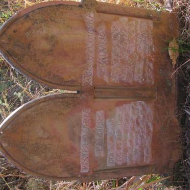 PALMER Hester Maria 1891-1902 :: PALMER Robertha Thysina 1898-1902