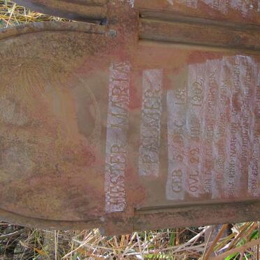 PALMER Hester Maria 1891-1902