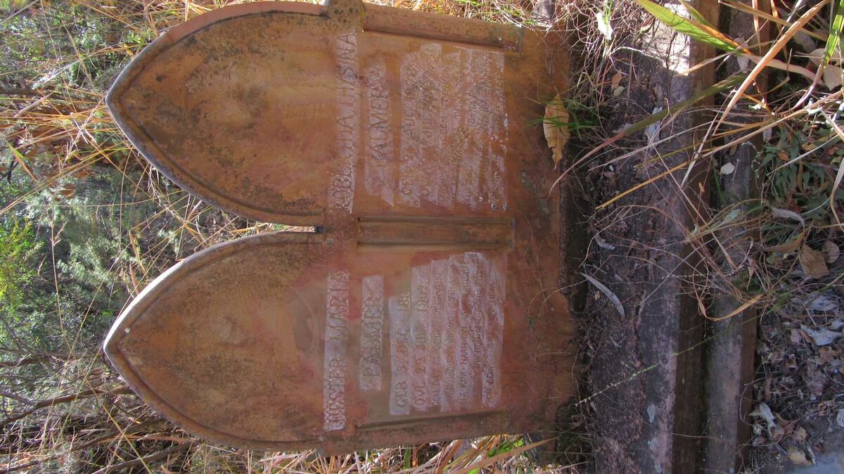 PALMER Hester Maria 1891-1902 :: PALMER Robertha Thysina 1898-1902