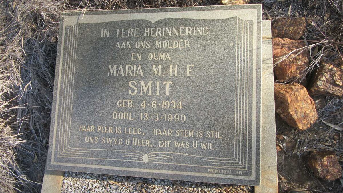 SMIT Maria M.H.E. 1934-1990