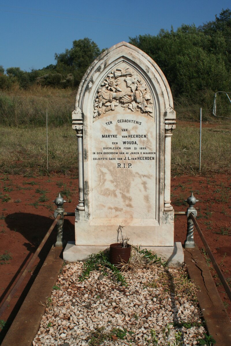 HEERDEN Maryke, van nee WOUDA 1858-1899