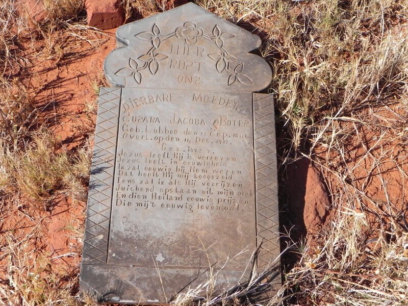 BOTES Susara Jacoba nee LUBBEE 1841-1919