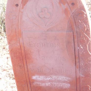 STADEN Francois Jacobus, van 1844-1916