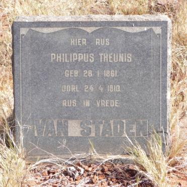 STADEN Phillippus Theunis, van 1861-1910