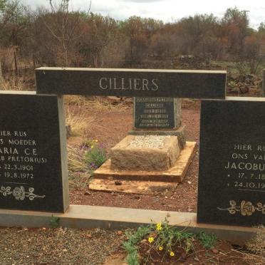 CILLIERS Jacobus A. 1898-1979 &amp; Maria C.E. PRETORIUS 1901-1972