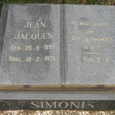 SIMONIS Jean Jacques 1899-1975