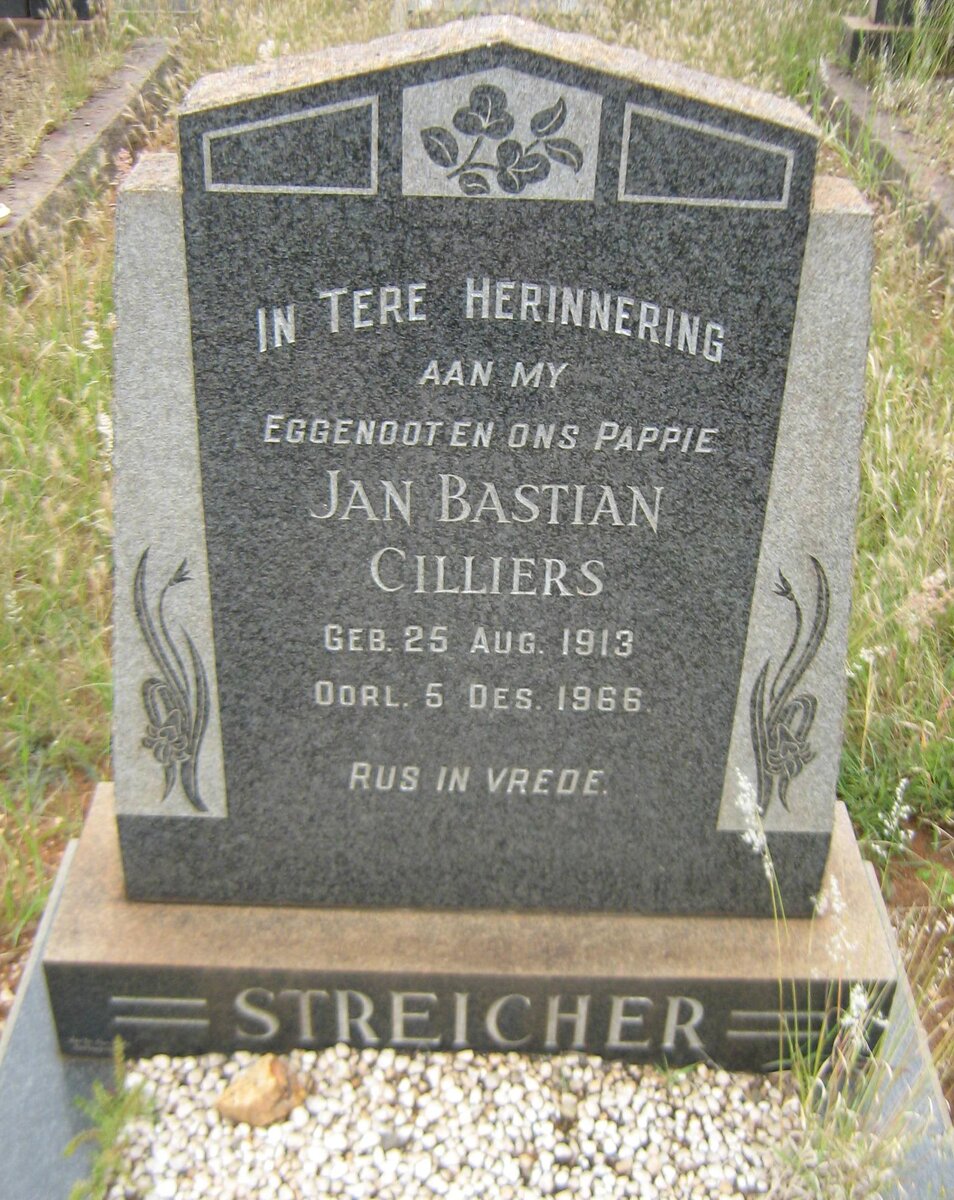 STREICHER Jan Bastiaan Cilliers 1913-1966