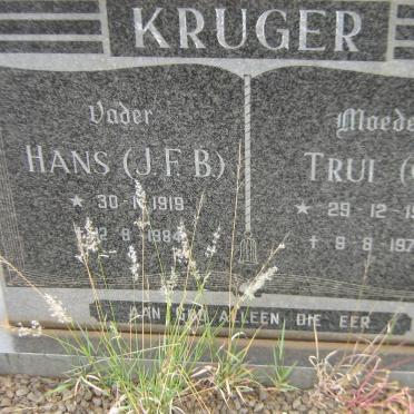 KRUGER J.F.B. 1919-1984 &amp; G. 1924-1976