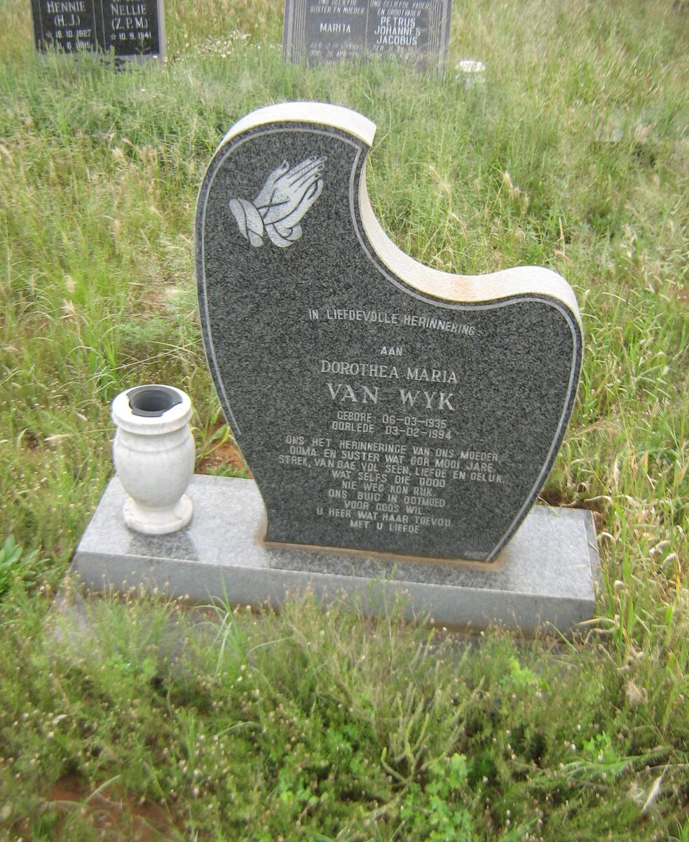 WYK Dorothea Maria, van 1935-1994