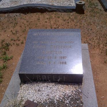 GREEFF Carel Frederick Kirstein 1887-19?8