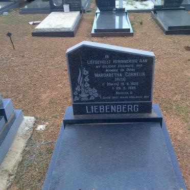 LIEBENBERG Margaretha Cornelia nee SMITH 1929-1988