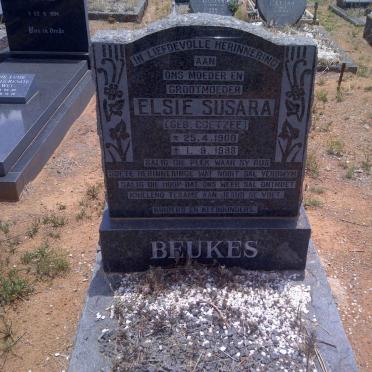 BEUKES Elsie Susara nee COETZEE 1908-1998
