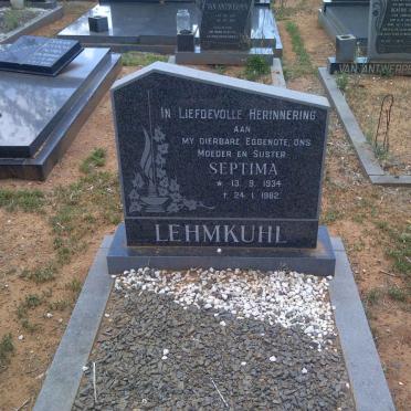 LEHMKUHL Septima 1934-1982