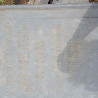 PRINSLOO Gidion Megiel 1858-1940