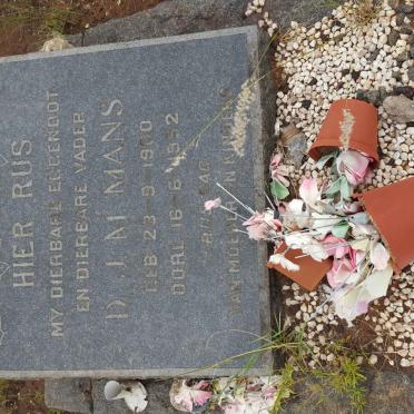 MANS D.J.M. 1900-1952