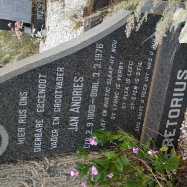 PRETORIUS Jan Andries 1909-1976