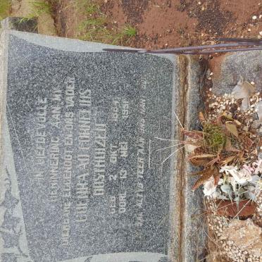 OOSTHUIZEN Coenraad Cornelius 1884-1951