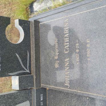 UYS Johanna Catharina 1922-1992