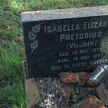 PRETORIUS Isabella Elizabeth nee VILJOEN 1872-1955