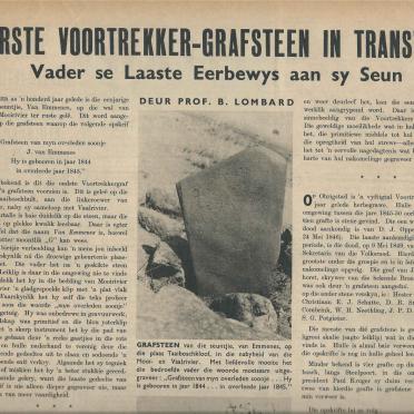 North West, POTCHEFSTROOM district, Hoogekraal 446_3, Voortrekker graves.