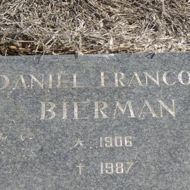 BIERMAN Daniel Francois 1906-1987