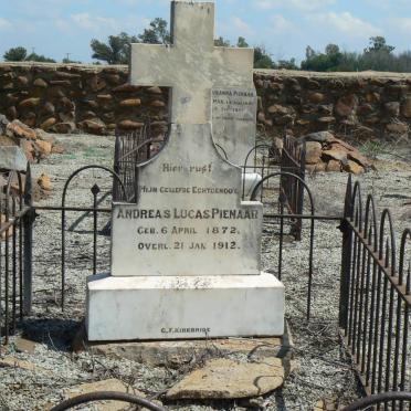 PIENAAR Andreas Lucas 1872-1912