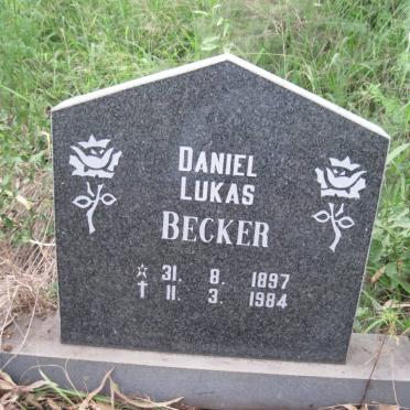 BECKER Daniel Lukas 1897-1984