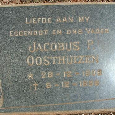 OOSTHUIZEN Jacobus P.  1908-1959