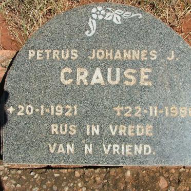 CRAUSE Petrus Johannes J. 1921-1986