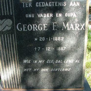 MARX George F. 1882-1967