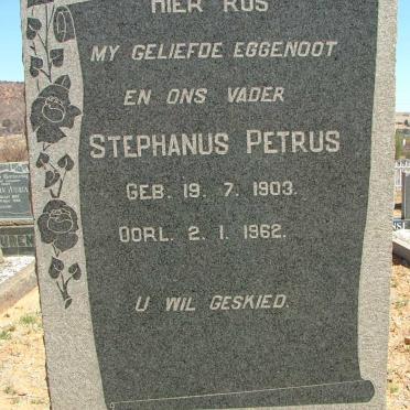 VILJOEN Stephanus Petrus 1903-1962