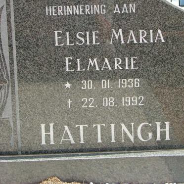 HATTINGH Elsie Maria Elmarie 1936-1992