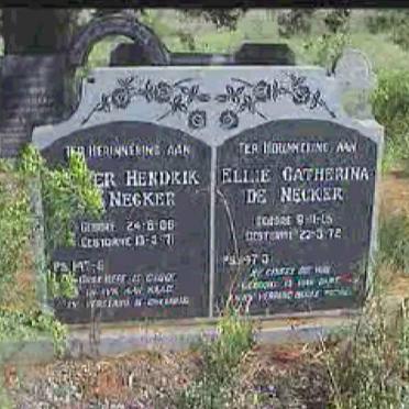 NECKER Pieter Hendrik, de  1889-1971 &amp; Ellie Catharina 1905-1972