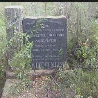 DEVENTER Christoffel Francois, van 1927-1953