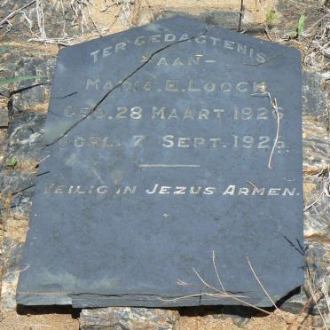 LOOCK Maria E. 1926-1926