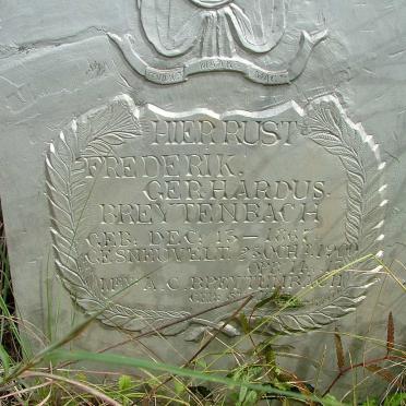 BREYTENBACH Frederick Gerhardus 1867-1900 &amp; A.C. SWARTS