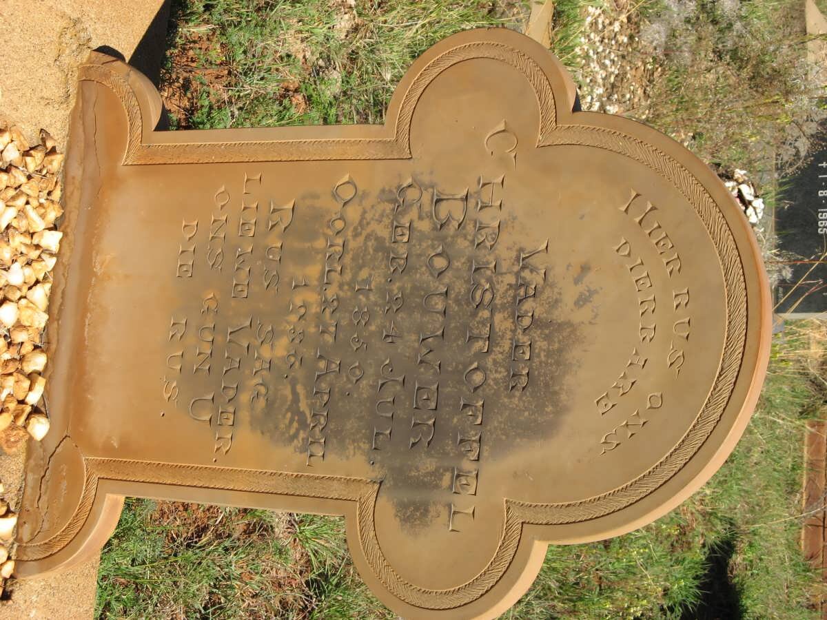 BOUWER Christoffel 1850-1936