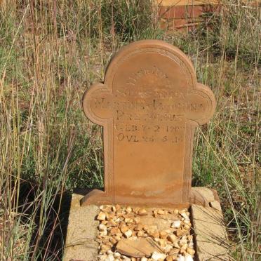 PRETORIUS Sussanna Martina Jacomina 190?-1916