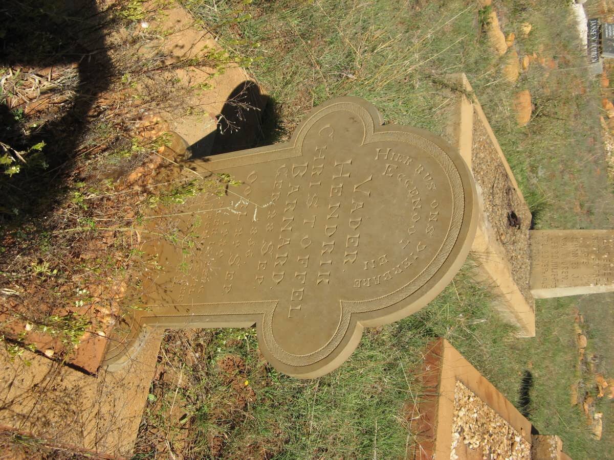 BARNARD Hendrik Christoffel 1853-1932