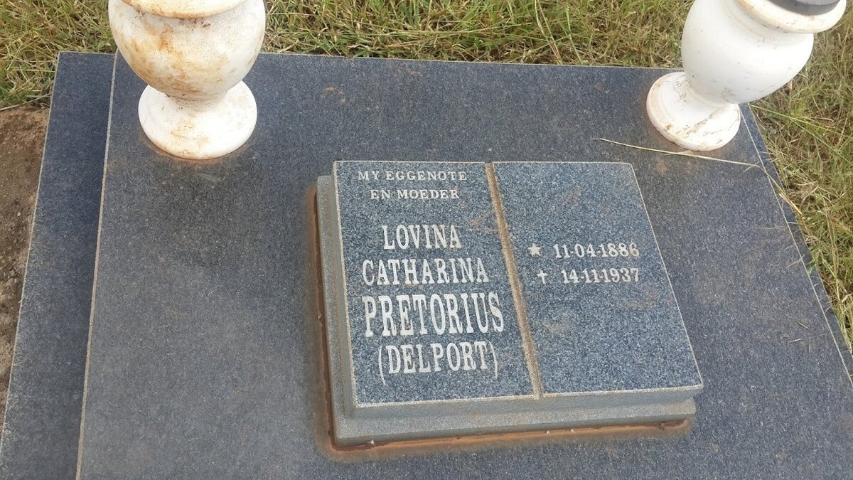 PRETORIUS Lovina Catharina nee DELPORT 1886-1937