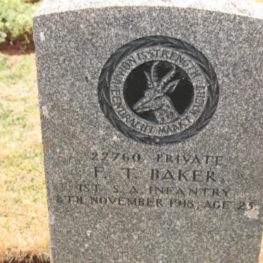 BAKER F.T. -1918