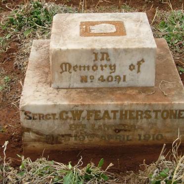 FEATHERSTONE C.W. -1910