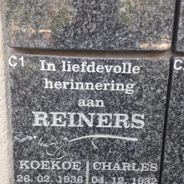 REINERS Charles 1932-2017 &amp; Koekoe 1936-2014