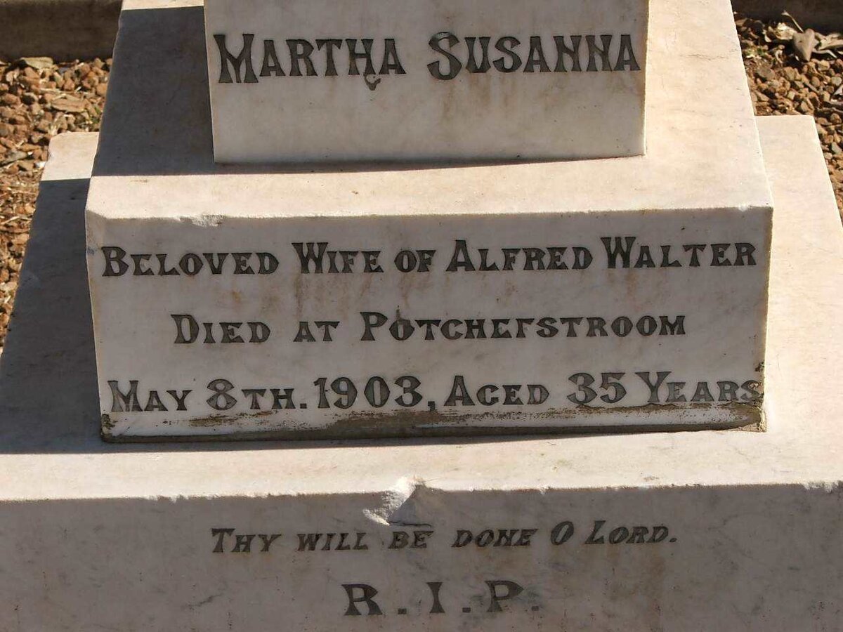WALTER Martha Susanna -1903
