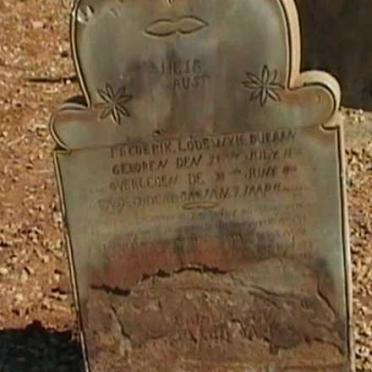 DURAAN Frederik Lodewyk 1890-1900