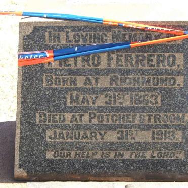 FERRERO Pietro 1863-1918